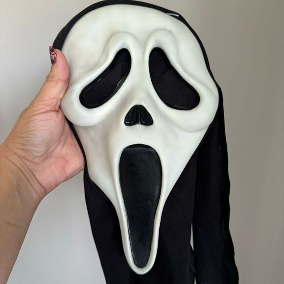 Vtg Scream Ghost Face Glow In The Dark Face  Mask Easter Unlimited - Picture 7 of 14